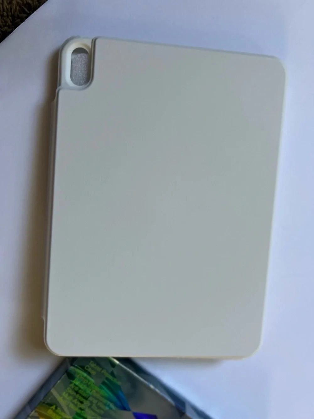 White Tablet Folding Stand Smart Cover
